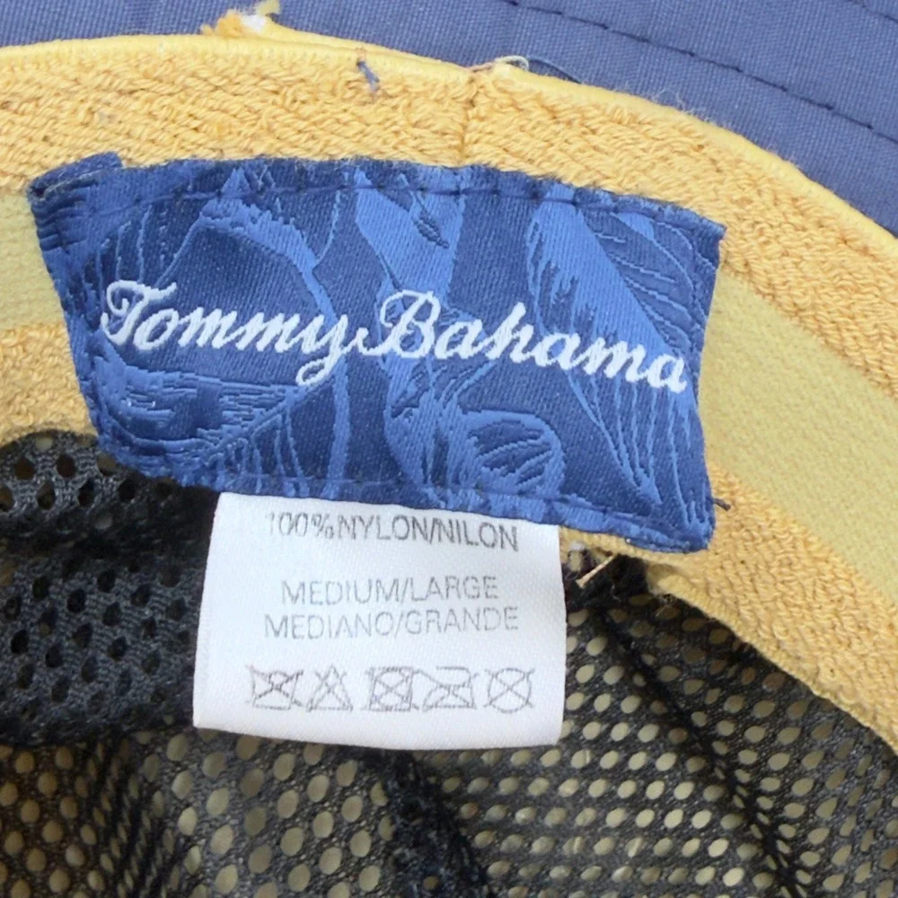 Tommy Bahama Mens Khaki Nylon Boonie Sun Hat Wide Brim Fishing M/L MSAMC1K-KHAKI - Picture 8 of 9